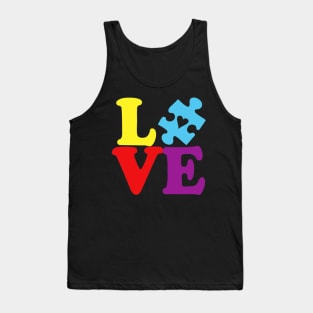 Love Autism Awareness 2021 Tank Top